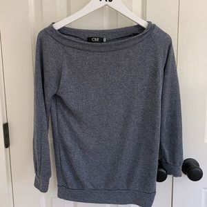 Gray long sleeve shirt